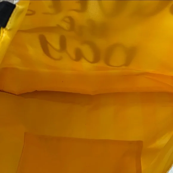 Lemon tote bag Yellow and White Striped squeeze the day - Picture 5 of 6